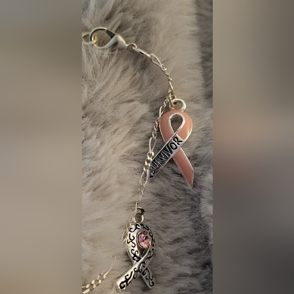 Breast Cancer Charm Bracelet - Picture 3 of 3